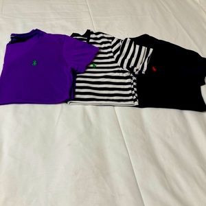 3 Ralph Lauren Sport Tee Tops.